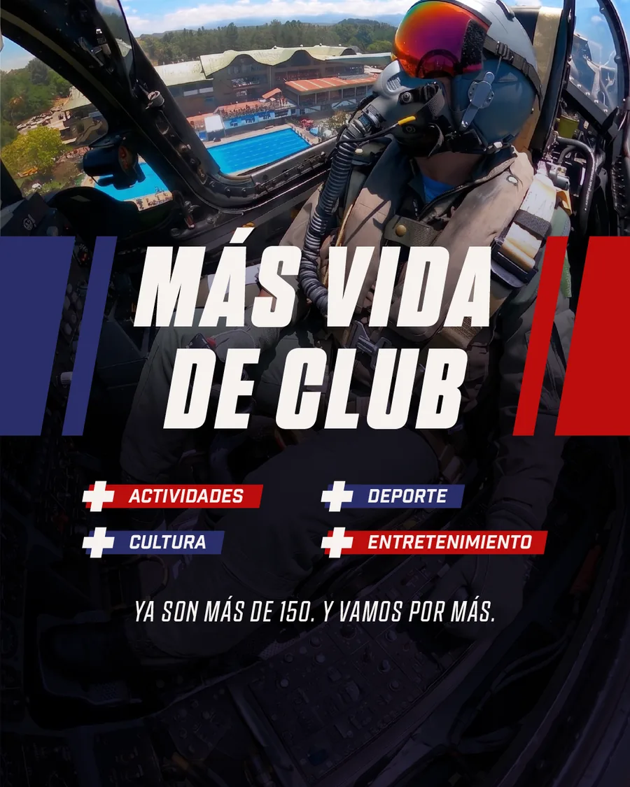 Pieza de campaña Más Vida de Club